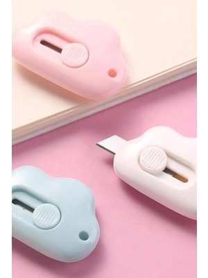 Mikasso Mini Taşınabilir Çok Amaçlı Maket Kargo Açma Bıçağı Falçata 3'lü Set SHN-1191