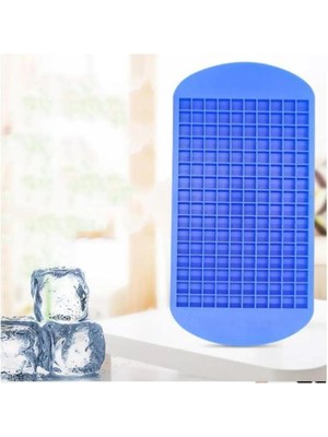 Mikasso Mini Buz Küpü 160 Bölmeli Slikon Buz Kalıbı Içecek Soğutucu Mini Buzluk Silikon