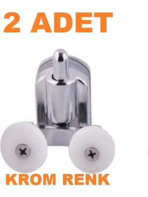 Mikasso Duşakabin Tekeri Krom Rengi ( Alt 2 Adet )