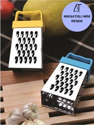 Mikasso Mıknatıslı Mini Sarımsak Rendesi Çelik