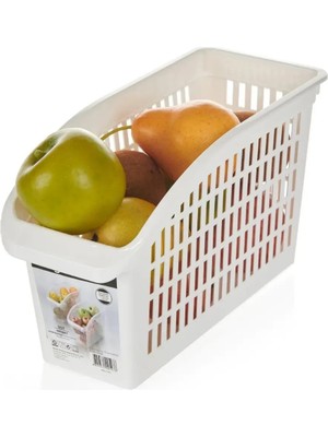 Mikasso Gondol Buzdolabı Düzenleyici Sebze Meyve Sepeti Mutfak Banyo Tezgah Altı Üstü Organizer Plastik