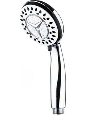 Mikasso Mercedes Ultra Lüks Duş Başlığı Paslanmaz Modern Banyo Duşu Beyaz Plastik