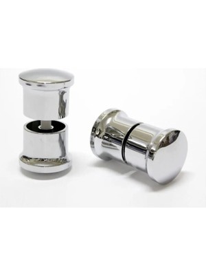 Mikasso 2 Kapılık Duşakabin Kulpu Cam Duşakabin Topuz Kulp Mikrofiber Malzeme ile Modern Tasarım