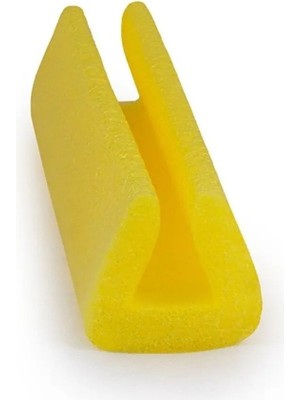 Mikasso 1 Metre 1 Adet U25 Sarı Köşe Koruyucu Sünger Profil Kenar Koruyucu 1 x 10