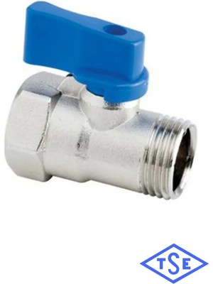 Mikasso 1/2 20 mm Mini Küresel Vana Şofben Musluğu