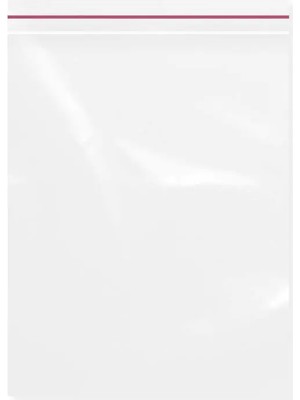 Mikasso Şeffaf Kilitli Torba 13X16 cm - 100 Adet Şeffaf Belirtilmemiş