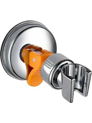 Mikasso Vakumlu Vantuzlu 360 Derece Dönebilen Duş Başlığı Tutucu Askı Mafsal