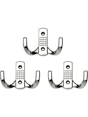 Mikasso Kristal Askı 3 Lü Ahşap Beyaz