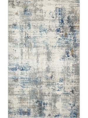Eko Halı Lagos Lgs 09 Cream Blue Xw Modern Halı