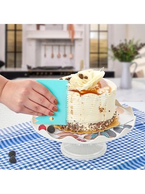 Mikasso 3'lü Hamur Kesici Kazıyıcı Dekoratör Set - Hamur Şekillendirici Seti Plastik