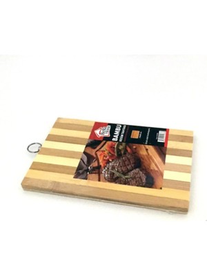 Mikasso Bambu Kesim Tahtası Ahşap Kesim Panosu 18X28CM Küçük Boy K-0766 Bambu Kahverengi
