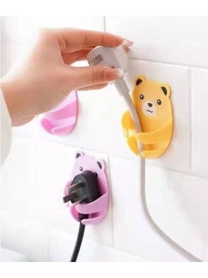 Ett Ayıcık Desenli Sevimli Fiş Tutucu