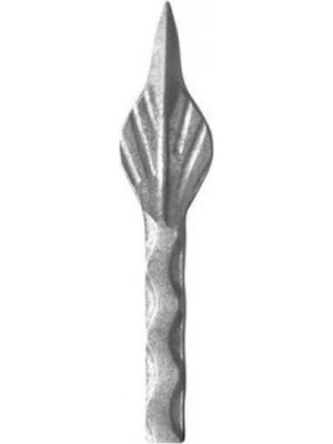 Mikasso Sivri Mızrak - Raylı Kapı - Duvar Korkuluğu-Küpeşte (5'li Paket) Gri