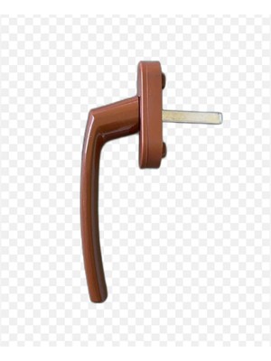 Mikasso Pvc Plastik Pencere Kol Ceviz Kahve(1 Adet) Plastik