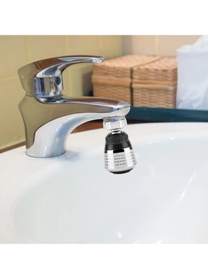 Mikasso Su Tasarruflu 2 Modlu Musluk Başlığı Kısa Ekonomik Krom