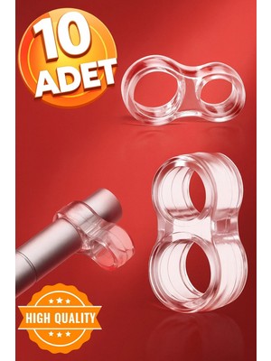 Mikasso Şeffaf Silikon Plastik Kapı Kolu Tutucu Tutacağı Durdurucu Pencere Tamponu Stoperi (10 Adet)