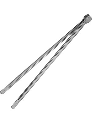 Mikasso Kömür Maşası Paslanmaz Çelik Beyaz