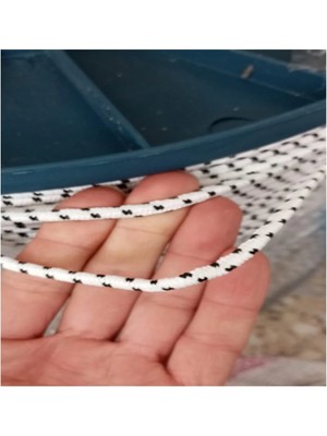 Mikasso 4 mm 5 Metre Iskota Halat Salıncak Paraşüt Ipi Urgan Bayrak Ipi File Bağlama Ipi Kopmaz Ip Halat 12