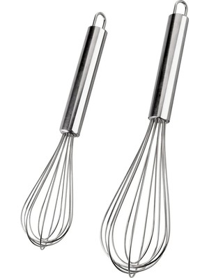 Mikasso Metal Saplı Orta Boy Çırpıcı Çelik