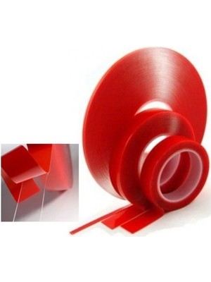 Mikasso Akrilik Şeffaf Süper Güçlü Çift Taraflı Bant 10MMX5M