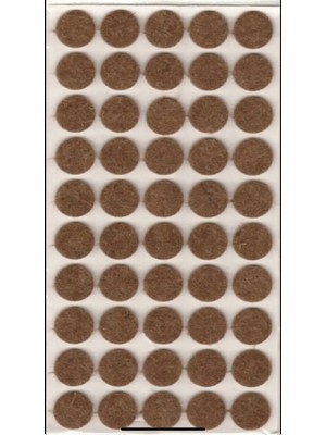 Mikasso Yapışkanlı Zemin Koruyucu Keçesi 15 mm ( 72 Li Paket ) Masa Sandalye Koltuk Sehpa Parke Zemin Koruyu