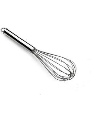Mikasso Paslanmaz Çelik Tel Çırpıcı 31 cm Paslanmaz Çelik