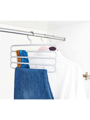 Mikasso 50823 Pantolon Askısı Plastik Gri