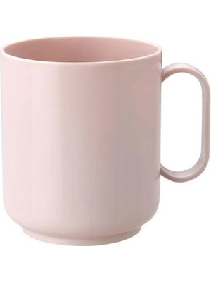 Mikasso Kulplu Kamp Bardak 3'lü Plastik Pembe
