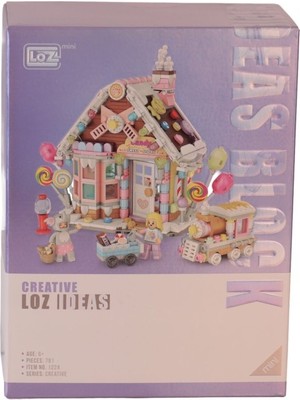 NessiWorld LZ-1224 Loz Şeker Evi 781 Parça Block Oyuncak