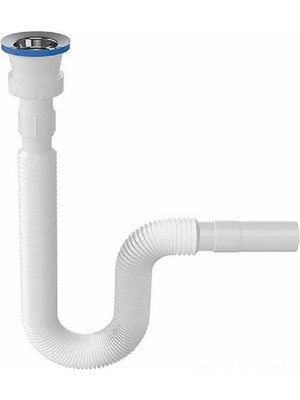 Mikasso Iz Yapı Körüklü Sifon Q32 Paslanmaz Vida+Paslanmaz Saç