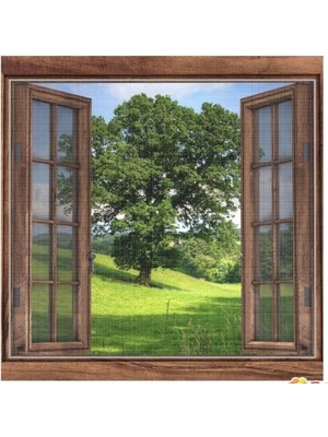 Ett Yapışkanlı Çift Kanat Sineklik