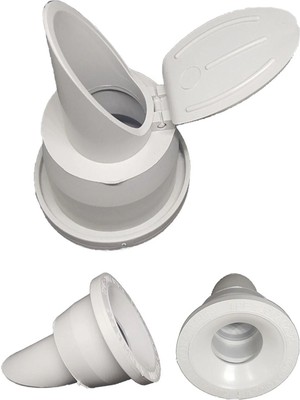 Mikasso Lavabo Koku Giderici Çek Valfli Lavabo Gider Adaptör Conta Ø50 Evye Koku Önleyici