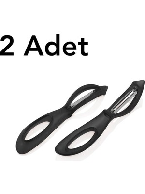 Mikasso Qlux Ideas Adet Yan Soyacak Bpa Içermez Paslanmaz Çelik Patates Salatalık Domates L-00699 Soyacak Si