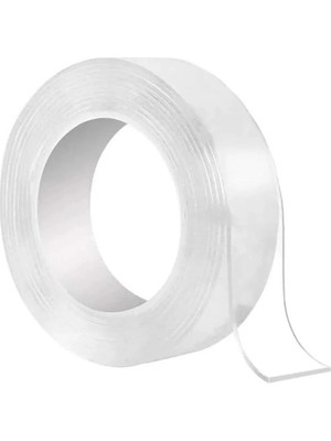Mikasso RT08-1 Nano Şeffaf Çift Taraflı Bant 20X1M