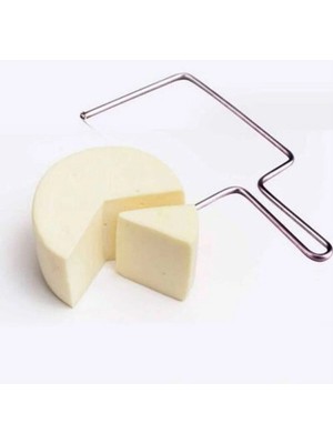 Mikasso Paslanmaz Çelik Peynir Kesme Teli Doğrama Kesme Aparatı Teli Peynir Dilimleyici Çelik Tel Yedekli Çe