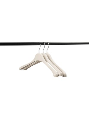 Mikasso 12'li Beyaz Ceket Askısı Seti – Kalın Gövdeli, Dayanıklı Plastik, Kaymaz Yapı Plastik Beyaz Tr