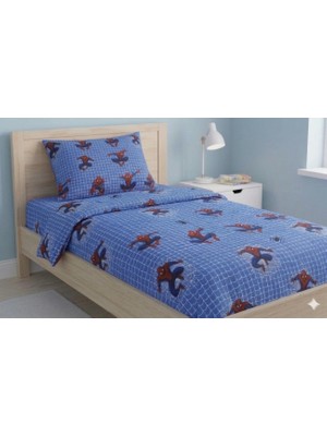 Voddi Tek Kişilik|çocuk Desen Nevresim Takımı|%70 Pamuk|çarşaf Lastikli