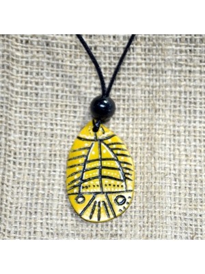 Derin's Design Art El Yapımı Seramik Kolye