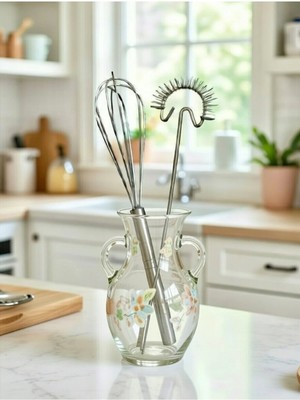 Mikasso Ikili Çırpıcı Seti 26 cm Paslanmaz Çelik Paslanmaz Çelik