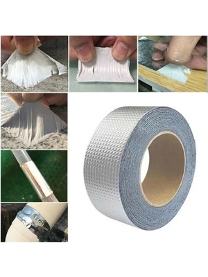 Mikasso MK0846 96MM x 2mt Çamur Bant Su Sızdırmaz Güçlü Tamir Tadilat Bandı Çatı Izolasyonı