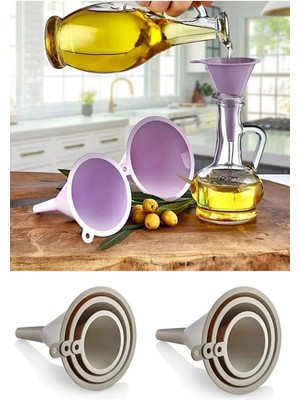 Mikasso 3 Adet Plastik Huni Seti Plastik