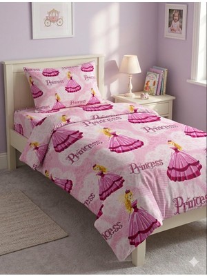 Voddi Tek Kişilik|çocuk Desen Nevresim Takımı|%70 Pamuk|çarşaf Lastikli