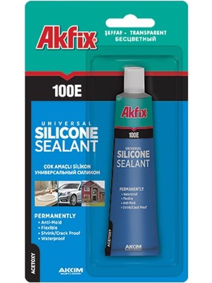 Mikasso 100E Genel Amaçlı Şeffaf Silikon 50ML