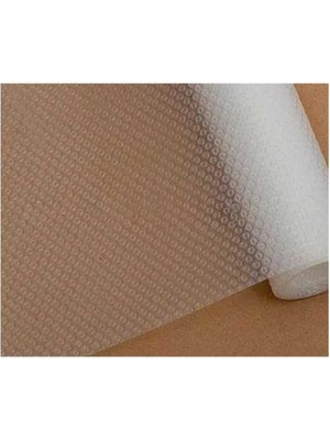 Mikasso Raf Örtüsü Şeffaf Kaydırmaz 45X100 cm Plastik Çok Renkli 45 x 40 Tr