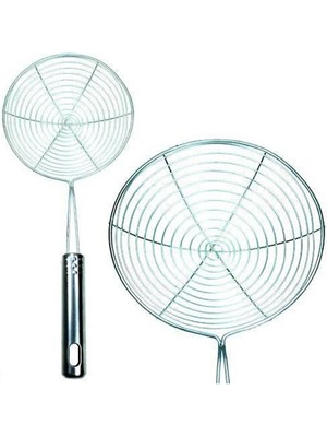 Mikasso Çelik Tel Kevgir,kızartma Maşası 16CM Çelik