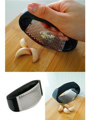 Mikasso Çelik Sarmısak Ezici Doğrayıcı Rende Çelik