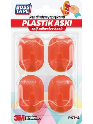 Mikasso 3m Bantlı Mutfak Banyo Havlu Bornoz Turuncu Duvar Askısı Plastik Turuncu