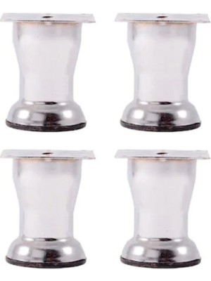 Mikasso Plastik Lola 7,5cm Tablalı Dolap Vestiyer Ayağı-4'lü Beyaz