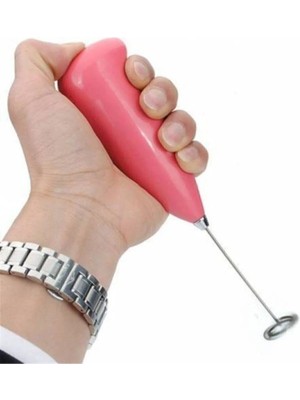 Mikasso Mini Mixer Kahve Süt Köpürtücü Karıştırıcı Cappucino Plastik Plastik