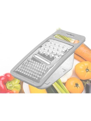 Mikasso Wenken Smart Hazneli Rende Beyaz Çelik